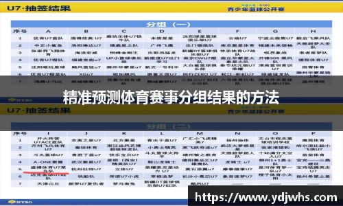 精准预测体育赛事分组结果的方法