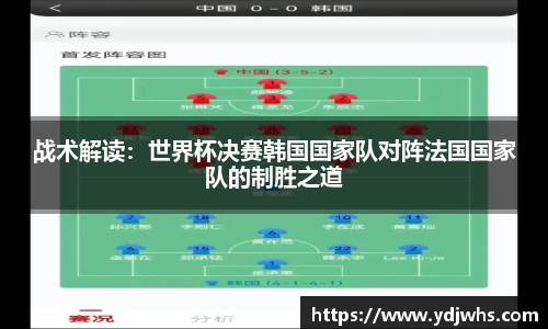 战术解读：世界杯决赛韩国国家队对阵法国国家队的制胜之道